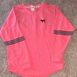 Victoria's Secret Pink Crew Neck Top Large